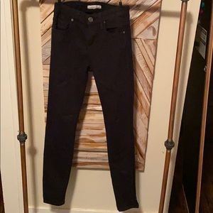 Joie black skinny mid rise jean